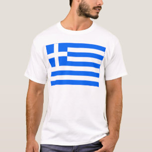 grekisk flagga tee shirt
