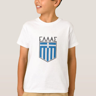Grekisk flagga tee shirt