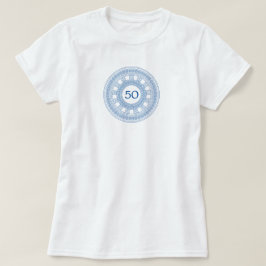 Grekisk födelsedagsfest med anpassad ålder och fär t shirt