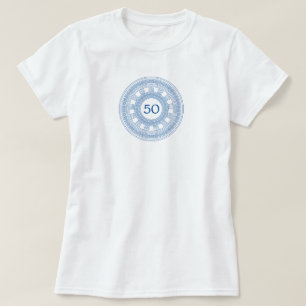 Grekisk födelsedagsfest med anpassad ålder och fär t shirt