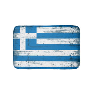 Grekisk grungeflagga badrumsmatta