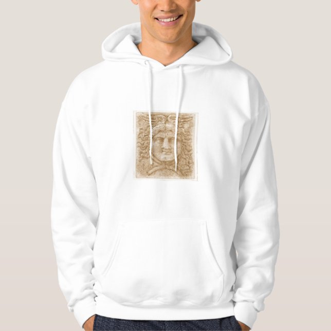 Grekisk gud HERMES Sweatshirt Med Luva (Framsida)