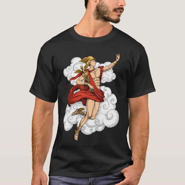 grekisk gud Hermes T Shirt (Framsida)