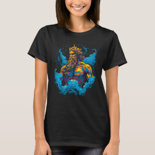 Grekisk gud Poseidon grekiska Mythology Neptune T Shirt
