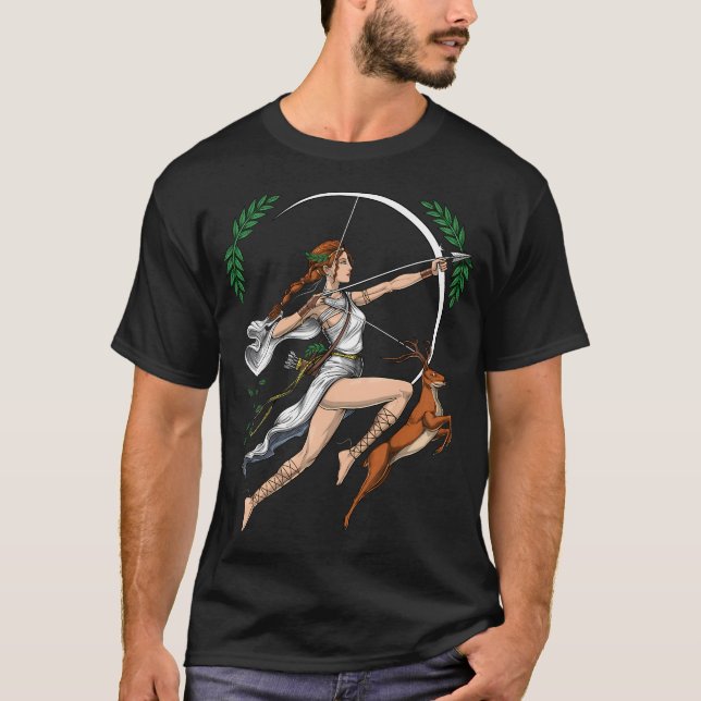 grekisk gudinna Artemis T Shirt (Framsida)