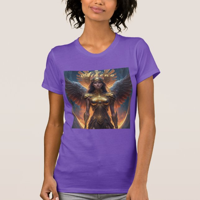 Grekisk gudinna Athena T-Shirt Design (Framsida)