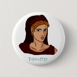 Grekisk gudinna - Demeter Badge Knapp