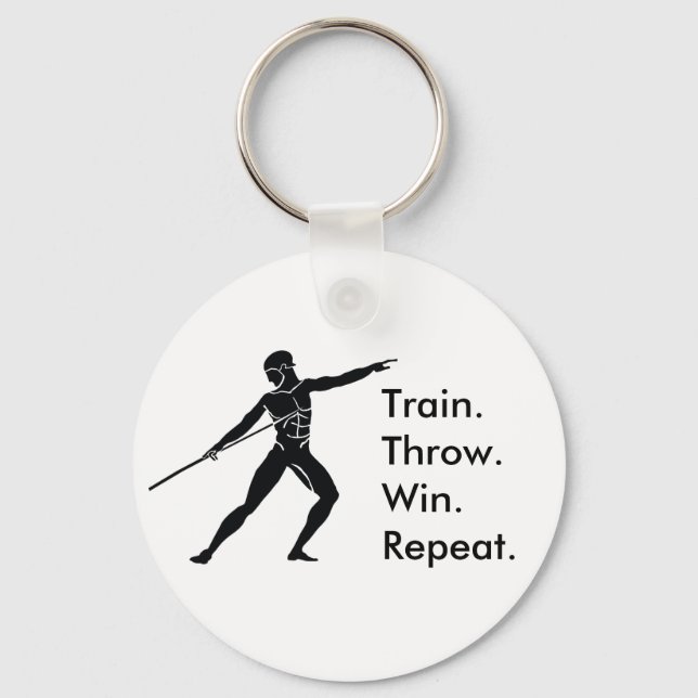 Grekisk Idrottsman Sports Wining Formula Keychain Nyckelring (Framsida)