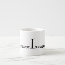 Grekisk initial espressomugg