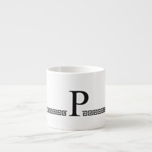 Grekisk initial espressomugg