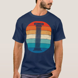 Grekisk jonisk kolumn t shirt