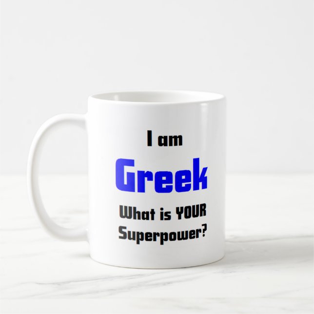 grekisk kaffemugg (Vänster)