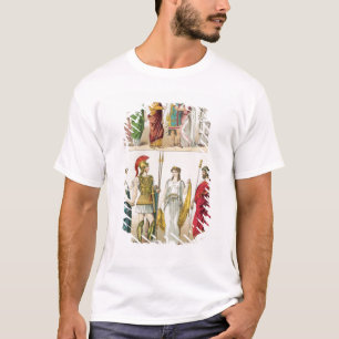 Grekisk klänning, från 'Trachten der Voelker, 18 Tee