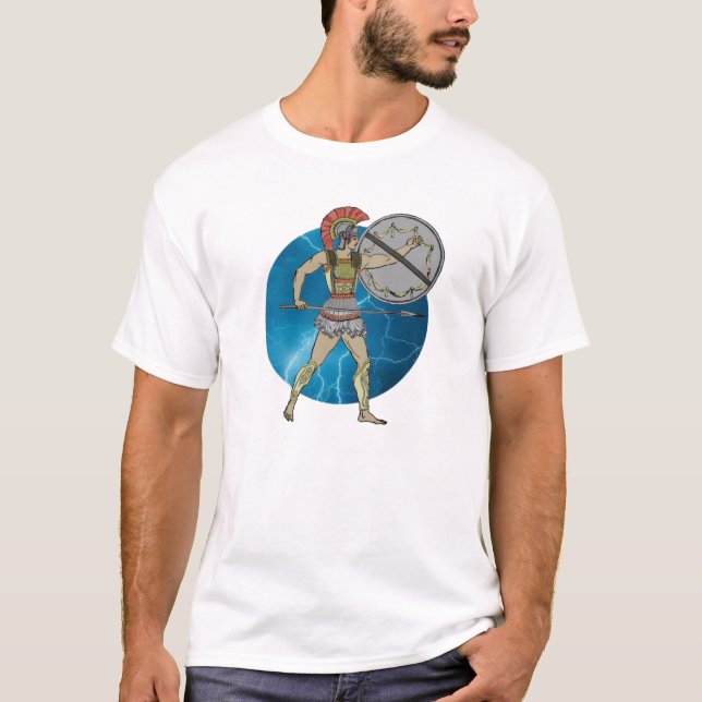 Grekisk krigare tee (Framsida)
