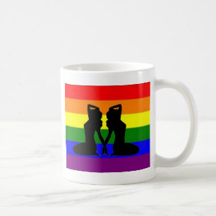 Grekisk lesbisk pride kaffemugg