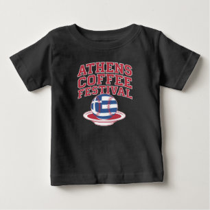 Grekisk Logotyp för kaffebasket T Shirt