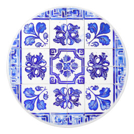 Grekisk mosaik: Cobalt and White Knopp