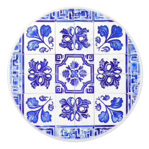 Grekisk mosaik: Cobalt and White Knopp