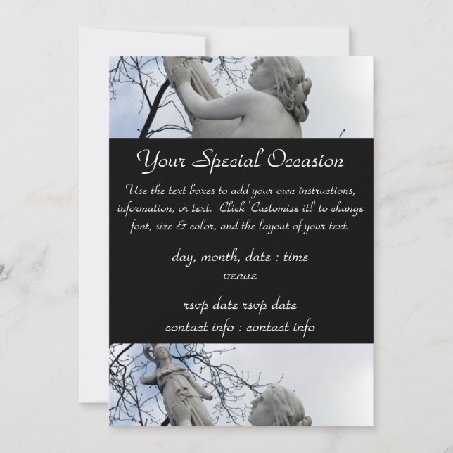 Grekisk myt: Kassandra och Pallas Inbjudningar (Framsida)