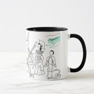 Grekisk myth Comix logotyp mugg