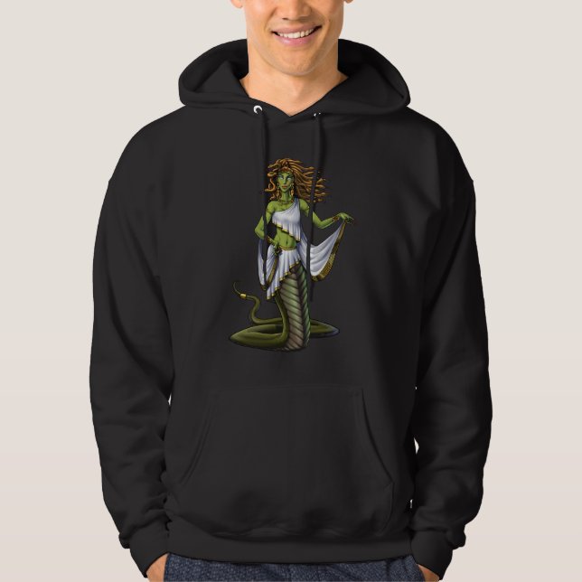 Grekisk mythologi Goddess Medusa Hoodie (Framsida)