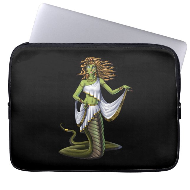 Grekisk mythologi Goddess Medusa Laptop Fodral (Framsidan)