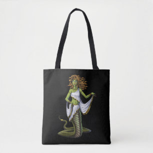 Grekisk mythologi Goddess Medusa Tygkasse