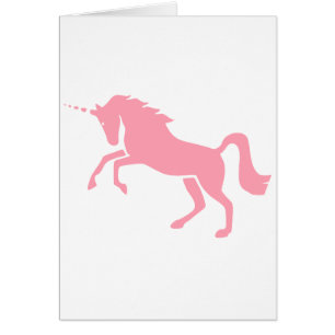 Grekisk Mythological rosa Unicorndesign Hälsningskort