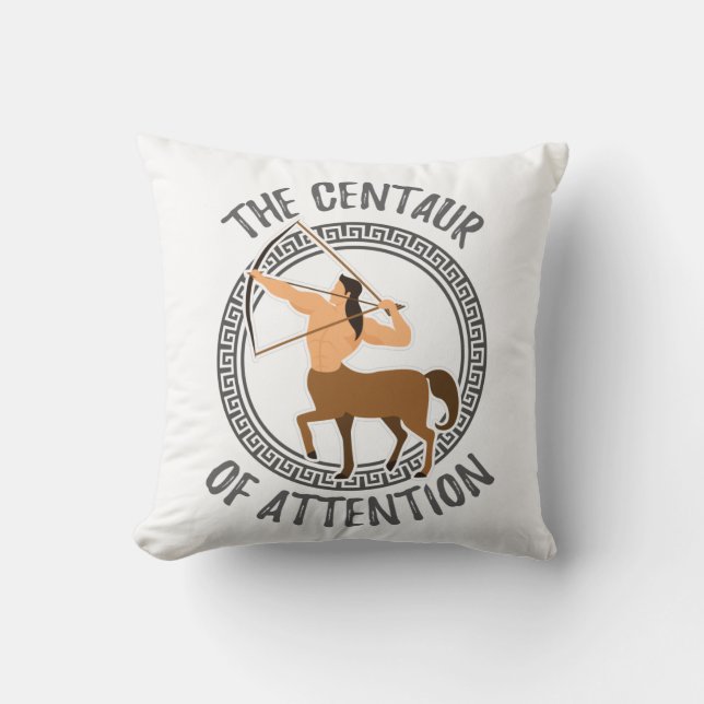 Grekisk mythology Gift Centaur of Attention Gift Kudde (Framsida)