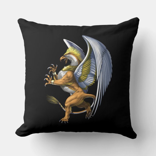 Grekisk mythology Griffin Kudde (Framsida)
