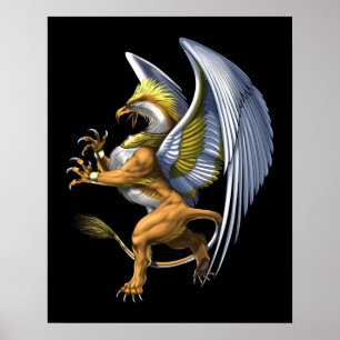 Grekisk mythology Griffin Poster