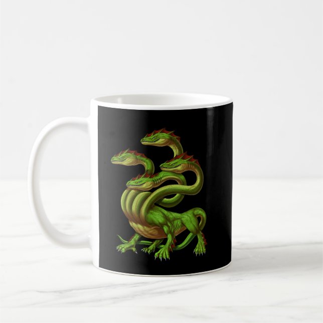 Grekisk Mythology Hydra Kaffemugg (Vänster)