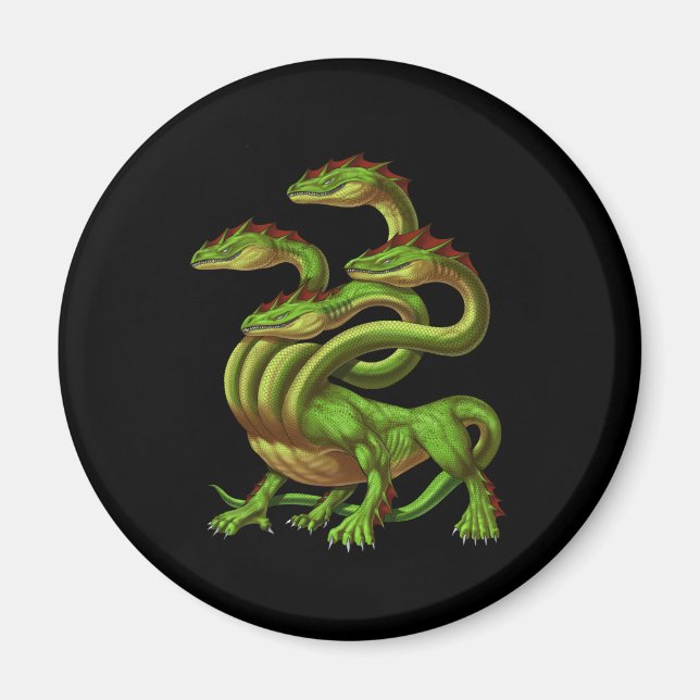 Grekisk Mythology Hydra Magnet (Framsidan)