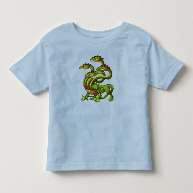 Grekisk Mythology Hydra T Shirt (Framsida)