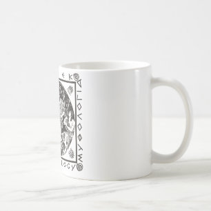 Grekisk Mythology (svarten) Kaffemugg