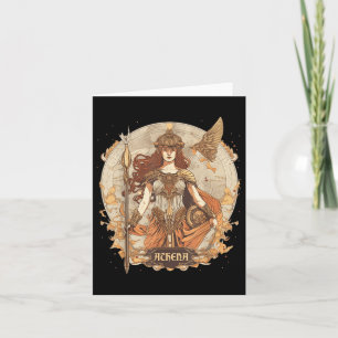 Grekisk mytologi_ Athena, Wisdomens gudinna och Kr Kort