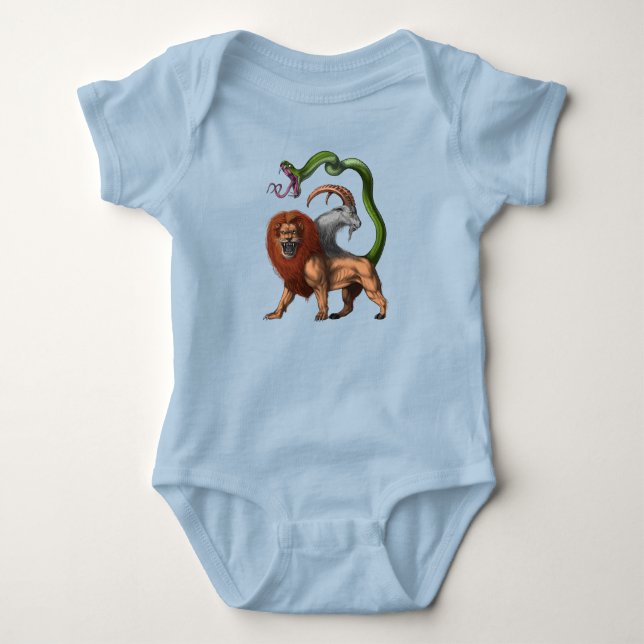 Grekisk mytologi Chimera T Shirt (Framsida)