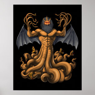 Grekisk mytologi Creature Typhon Poster