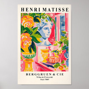 Grekisk mytologi Decor, Matisse Wall Art, Rosa Max Poster