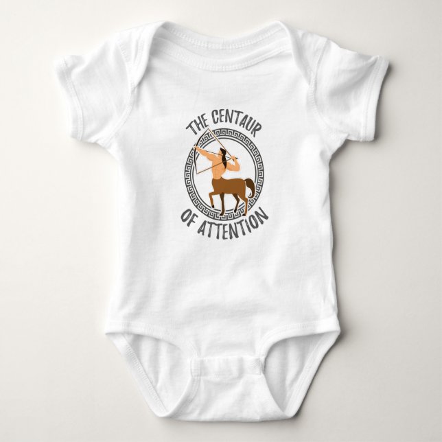 Grekisk mytologi Gift Centaur of Attention Gift T Shirt (Framsida)