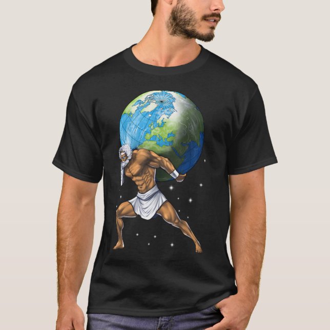 grekisk mytologi gud Atlas T Shirt (Framsida)