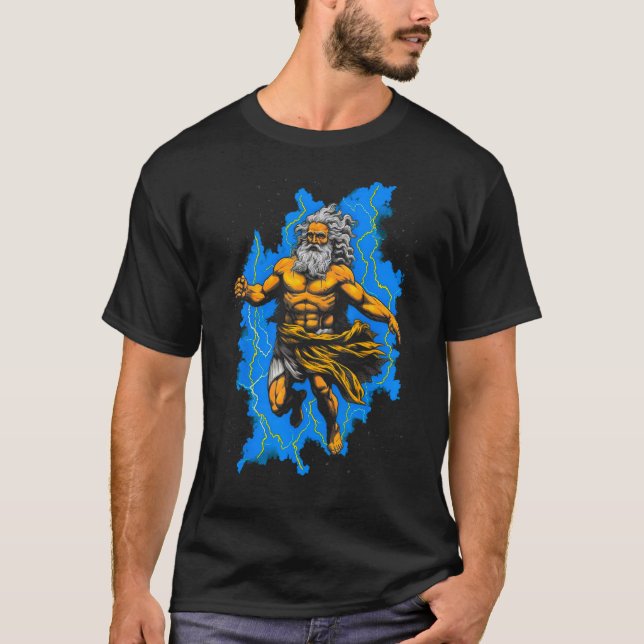 Grekisk mytologi Gud Zeus T Shirt (Framsida)