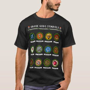 Grekisk mytologi gudar symboler t shirt