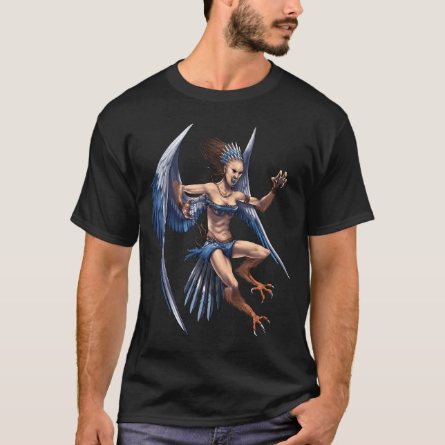Grekisk mytologi Harpyia T Shirt (Framsida)