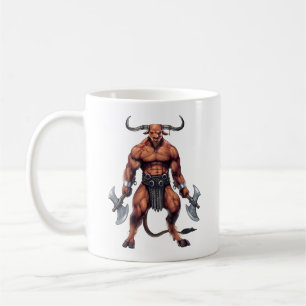 Grekisk mytologi Minotaur Kaffemugg