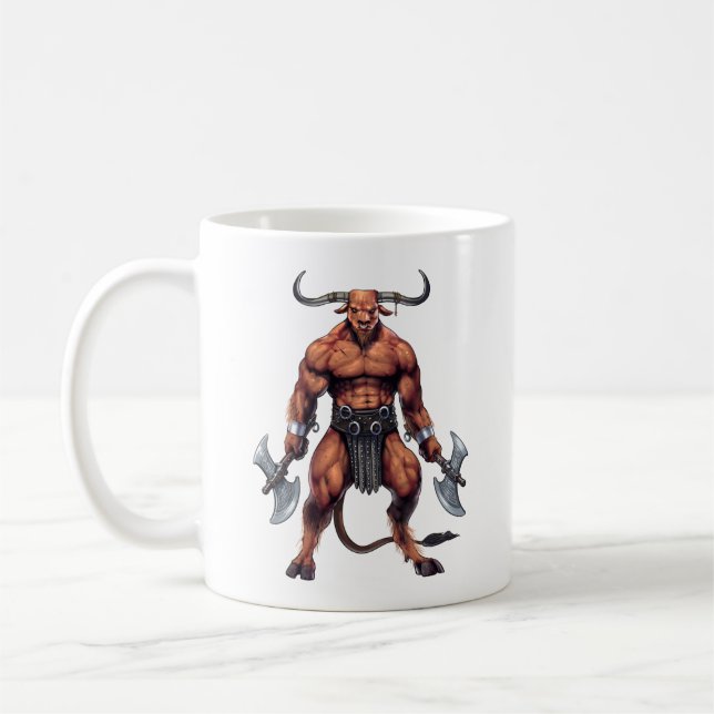 Grekisk mytologi Minotaur Kaffemugg (Vänster)