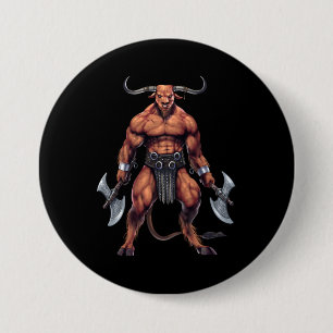 Grekisk mytologi Minotaur Knapp