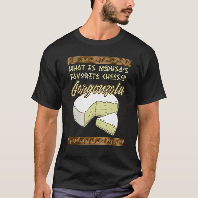 Grekisk mytologi och grekiska monster Medusa T Shirt (Framsida)