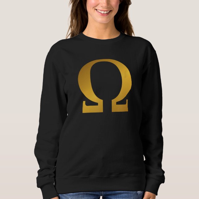Grekisk mytologi Omega Symbol Fratmammaledighet Gi T Shirt (Framsida)