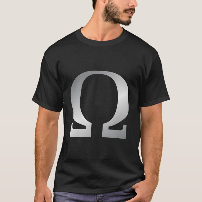 Grekisk mytologi Omega Symbol Fratmammaledighet Gi T Shirt (Framsida)
